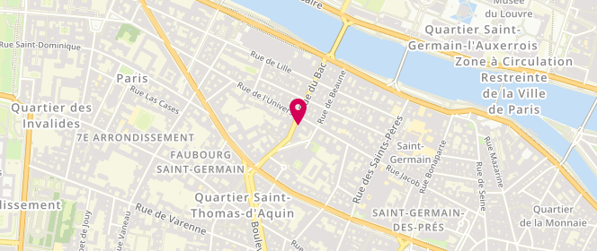 Plan de Eric Bompard, 31 Rue du Bac, 75007 Paris
