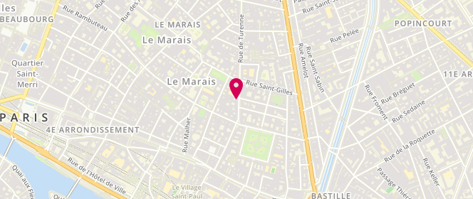 Plan de Bernard Garbo, 41 Rue de Turenne, 75003 Paris