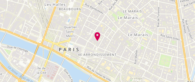 Plan de Les Dessous d'Apollon, 8 Rue de Moussy, 75004 Paris
