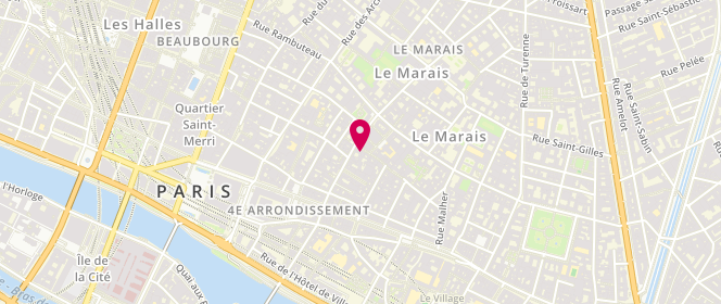 Plan de Eleven Paris, 31 Rue des Rosiers, 75004 Paris