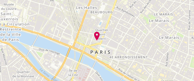 Plan de Levtex, 76 Rue Rivoli, 75004 Paris