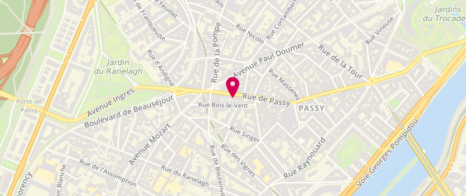Plan de Caroll, 85 Rue de Passy, 75016 Paris