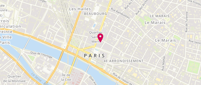 Plan de Jac des Marques, 63 Rue de la Verrerie, 75004 Paris