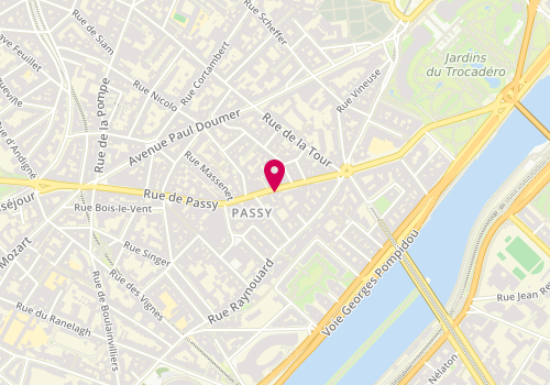 Plan de Ba&Sh, 27 Rue de Passy, 75016 Paris