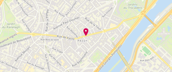 Plan de Etam Lingerie, 31 Rue de Passy, 75016 Paris