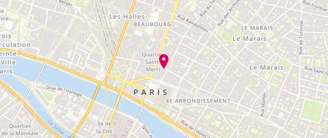 Plan de Free'p'star, 61 Rue de la Verrerie, 75004 Paris