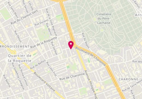 Plan de Eden Park, 10 Rue de Mont-Louis, 75011 Paris
