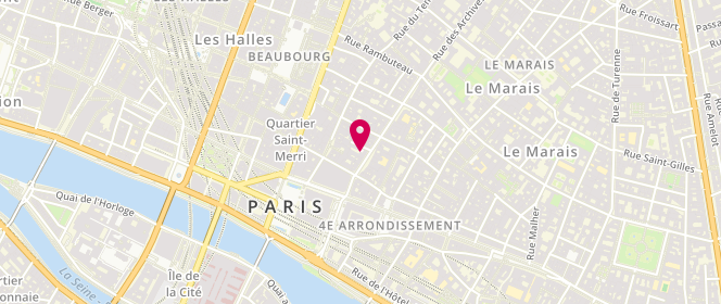 Plan de Arket, 13 Rue des Archives, 75004 Paris