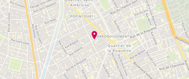 Plan de Urban Exchange, 66 Rue Sedaine, 75011 Paris