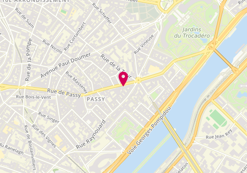 Plan de Shana, 11 Rue de Passy, 75016 Paris