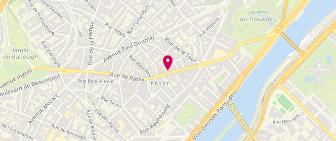 Plan de Wolford, 24 Rue de Passy, 75016 Paris