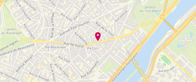 Plan de Unissun, 24 Rue de Passy, 75116 Paris