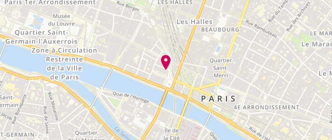 Plan de Damart, 3 Rue Saint Denis, 75001 Paris