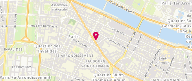 Plan de Jacadi, 256 Boulevard Saint Germain, 75007 Paris