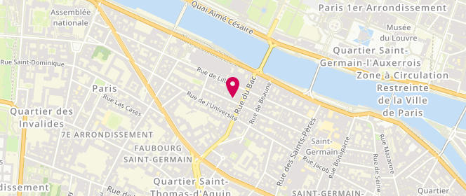 Plan de Emilie Marcelle Paris, 46 Rue de Verneuil, 75007 Paris