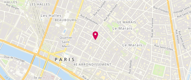 Plan de La Fée Maraboutée, 24-26 Rue Sainte-Croix de la Bretonnerie, 75004 Paris