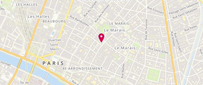 Plan de Orlebar Brown, 53 Rue Vieille du Temple, 75004 Paris