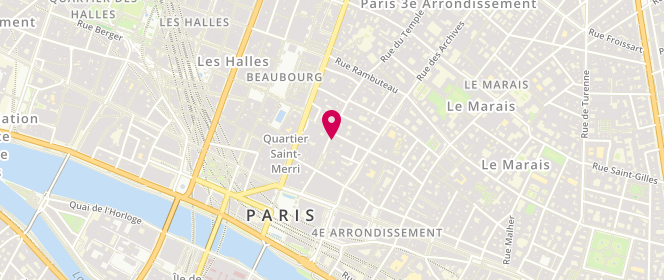 Plan de Mbm Paris, 22 Rue du Temple, 75004 Paris