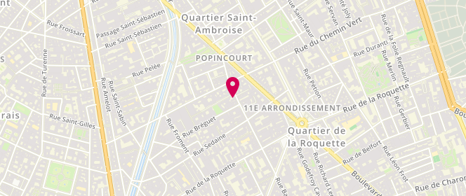 Plan de Floresse, 37 Rue Popincourt, 75011 Paris
