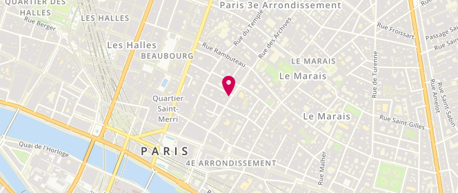 Plan de Roganel, 23 Rue des Archives, 75004 Paris
