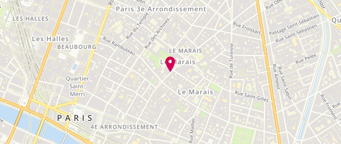 Plan de Faguo, 81 Rue Vieille du Temple, 75003 Paris