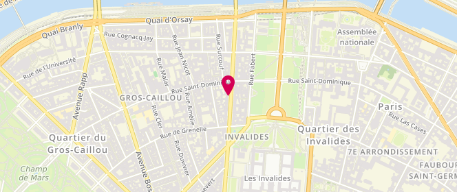 Plan de Atelier Mesure, 44 Boulevard de la Tour-Maubourg, 75007 Paris