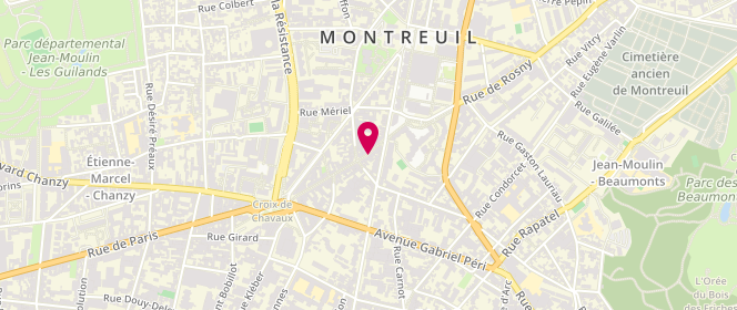 Plan de IQBAL Mohammad, 56 Rue Capit Dreyfus, 93100 Montreuil
