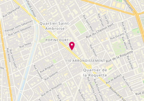 Plan de Stéphanie H, 95 Boulevard Voltaire, 75011 Paris