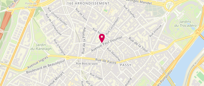 Plan de Bonton, 80 Avenue Paul Doumer, 75116 Paris