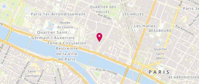 Plan de Christian Dior Couture, 19 Rue de la Monnaie, 75001 Paris