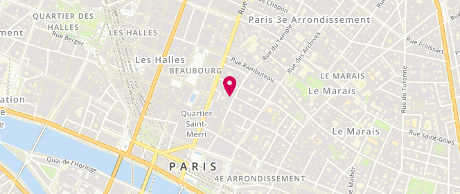 Plan de Bellerose MEN, 39 Rue du Temple, 75004 Paris