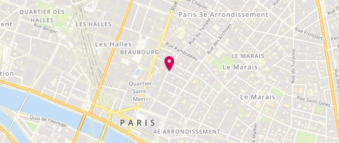 Plan de Pyrenex, 34 Rue du Temple, 75004 Paris