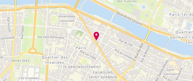 Plan de Tartine et Chocolat, 266 Boulevard Saint-Germain, 75007 Paris