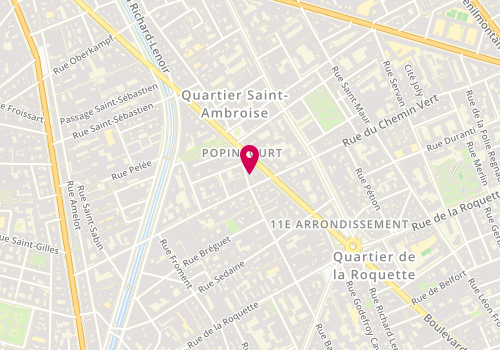 Plan de Ky Création, 48 Rue Popincourt, 75011 Paris
