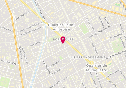 Plan de Charlior, 55 Rue Popincourt, 75011 Paris