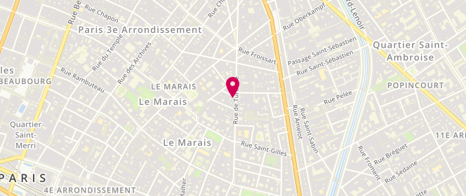 Plan de Epice, 75 Rue de Turenne, 75003 Paris
