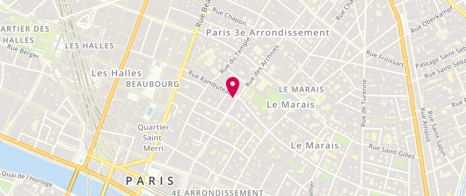 Plan de Noyane Laurence, 41 Rue Archives, 75004 Paris