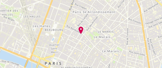 Plan de Nina Kendosa, 3 Rue Rambuteau, 75004 Paris