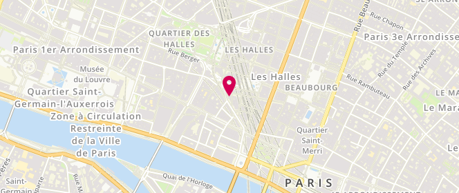 Plan de Onitsuka Tiger Paris, 22 Rue des Halles, 75001 Paris