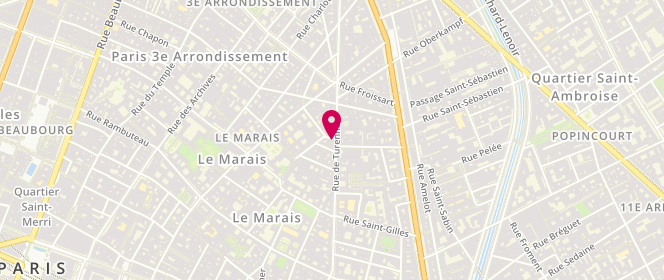 Plan de Malone, 83 Rue de Turenne, 75003 Paris