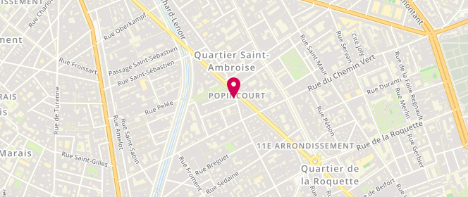 Plan de Holly, 59Bis Rue Popincourt, 75011 Paris