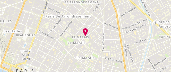 Plan de Maison Labiche, 105 Rue Vieille du Temple, 75003 Paris
