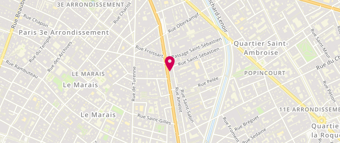 Plan de Balibaris, 100 Boulevard Beaumarchais, 75011 Paris