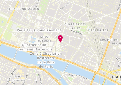 Plan de Soleil Sucré, 8 Rue de l'Amiral de Coligny 91 Rue Am de Coligny, 75001 Paris