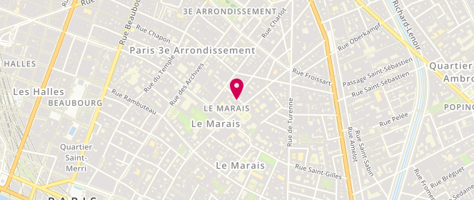 Plan de Black Shop, 7 Rue Perche, 75003 Paris