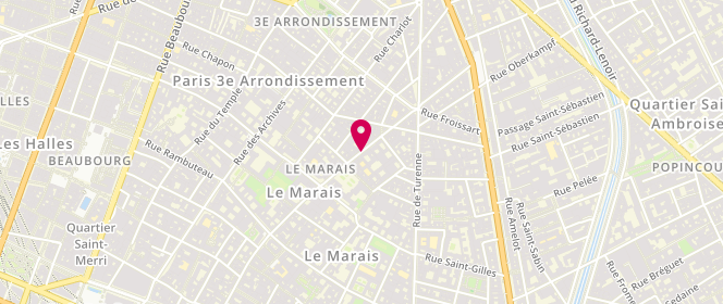 Plan de Officine Générale - Vieille du Temple, 106 Rue Vieille du Temple, 75003 Paris