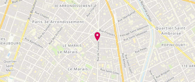 Plan de Diffusion Zed By, 91 Rue de Turenne, 75003 Paris
