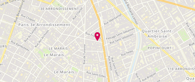 Plan de ITEMS Paris 3e, 6 Rue du Pont Aux Choux, 75003 Paris