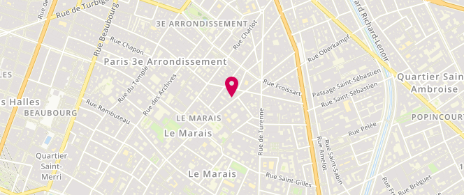 Plan de Weekday, 121 Rue Vieille du Temple, 75003 Paris