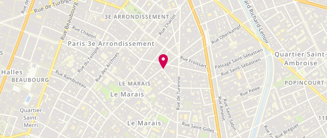 Plan de A.P.C Atelier Production et Création-SA, 112 Rue Vieille du Temple, 75003 Paris